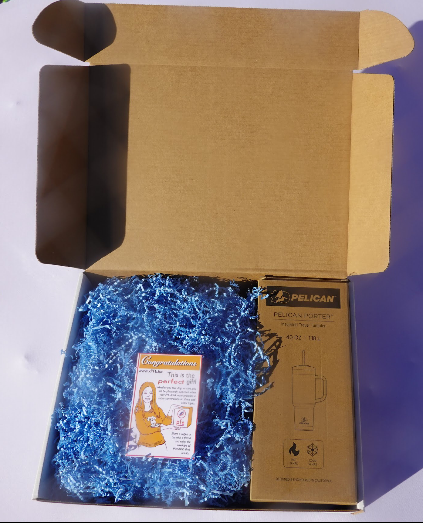 40oz Tumbler + Tumbler Strap + Interactive Dog Feeder Puzzle -Neptune's Hunt Dog Gift Set (Limited Edition)