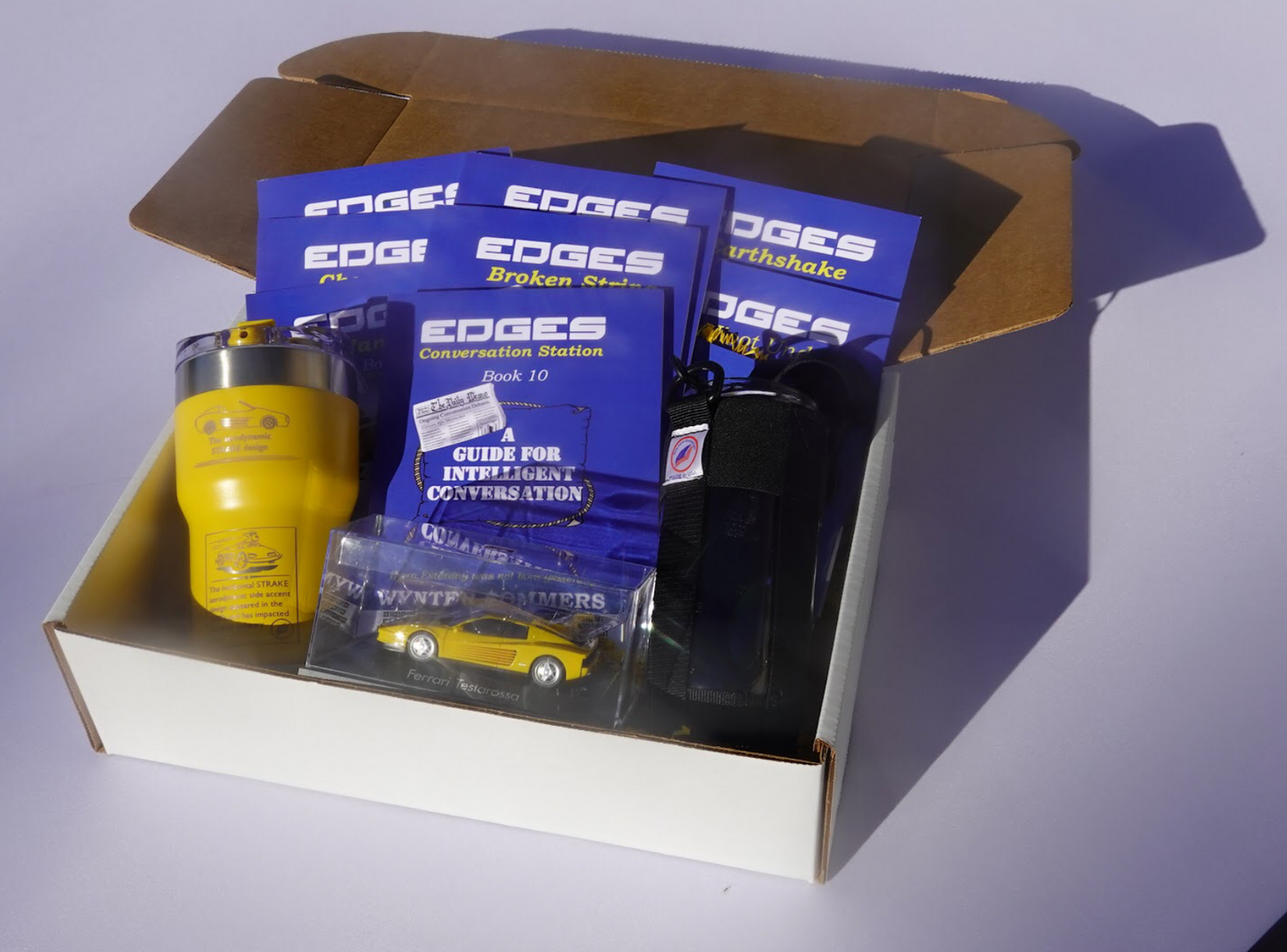 Set de regalo Sunny Adventures para los amantes de los coches