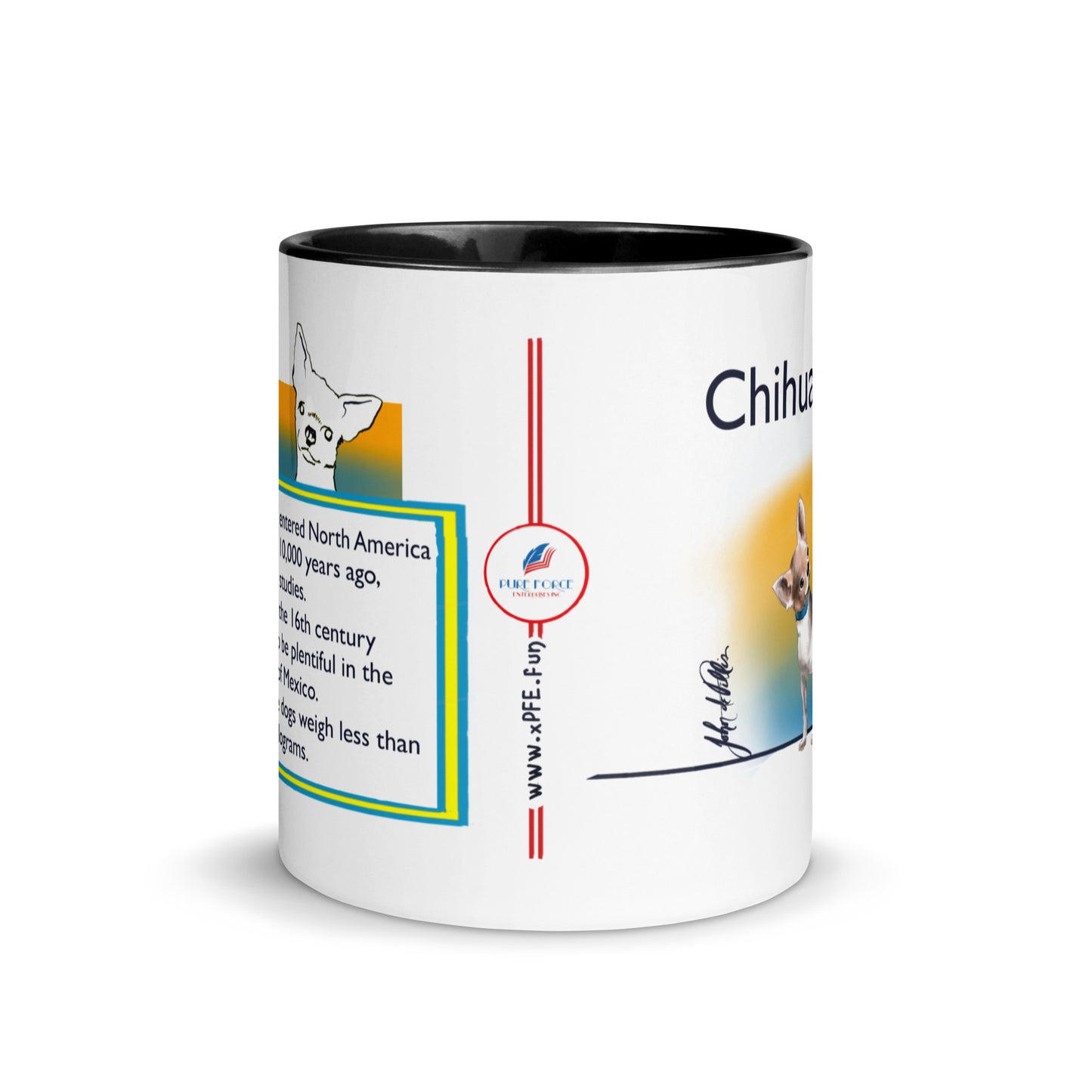 Info Mug Dog Chihuahua