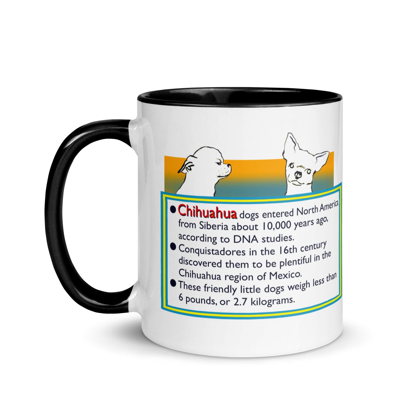 Info Mug Dog Chihuahua