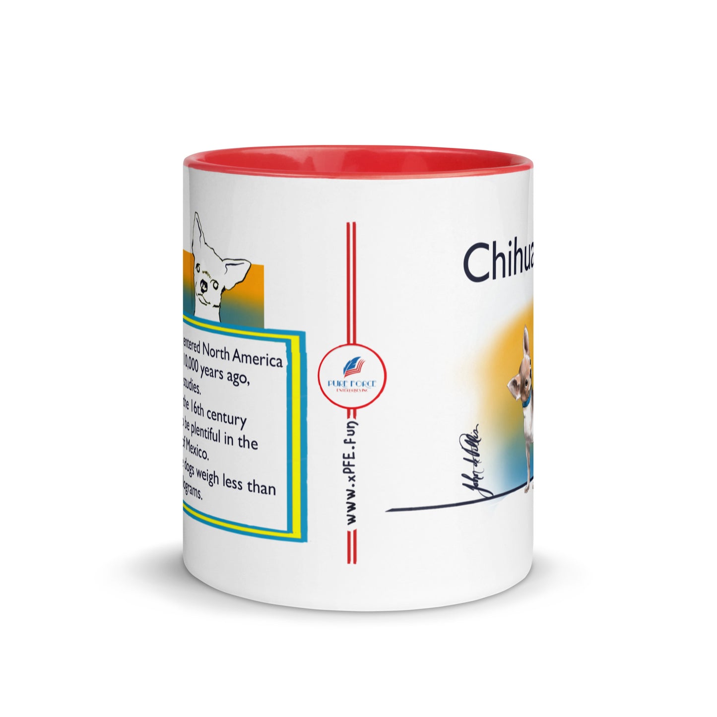 Info Mug Dog Chihuahua