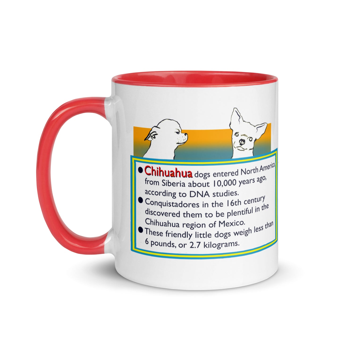 Info Mug Dog Chihuahua