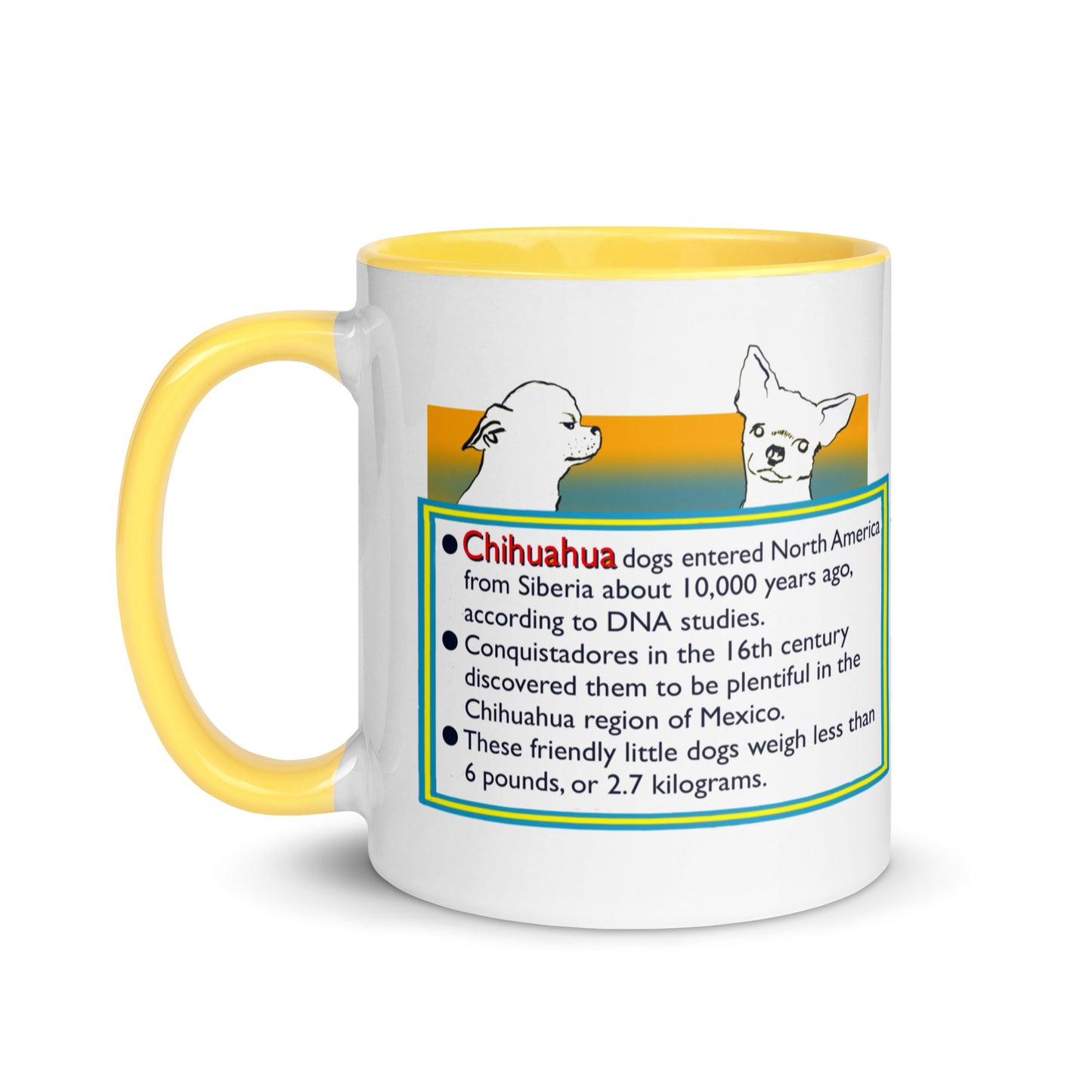 Info Mug Dog Chihuahua