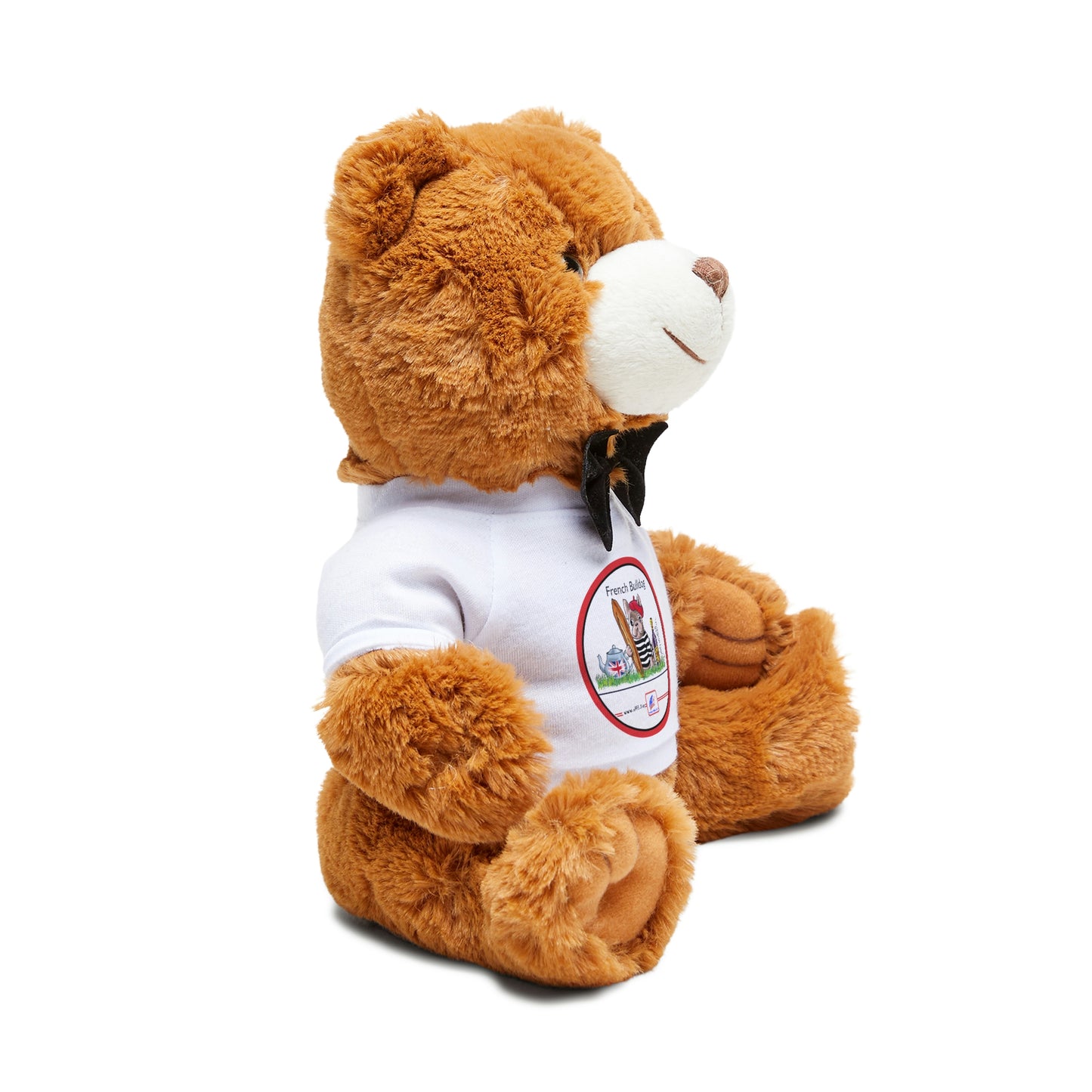 Plush Teddy Bear with T-Shirt of FRENCH BULLDOG