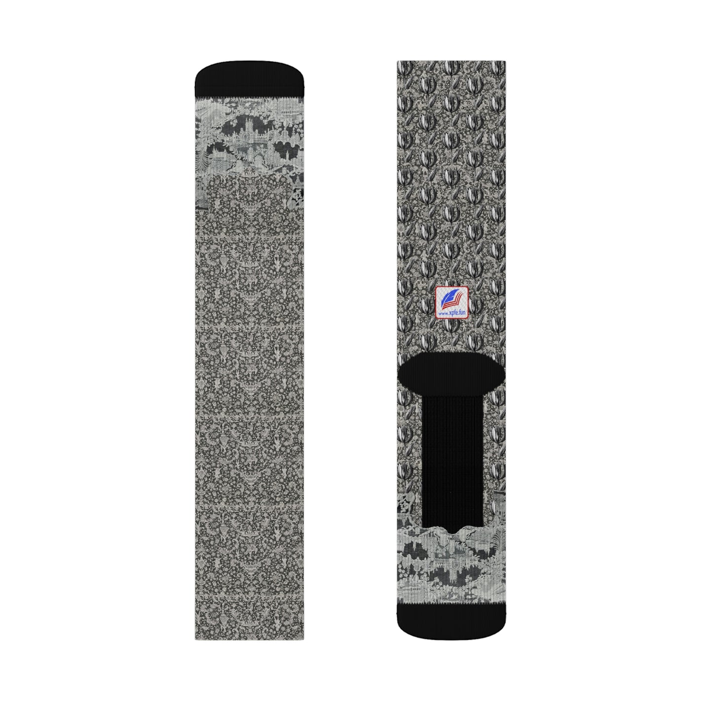 Socks Romantic Lace Classic Grey