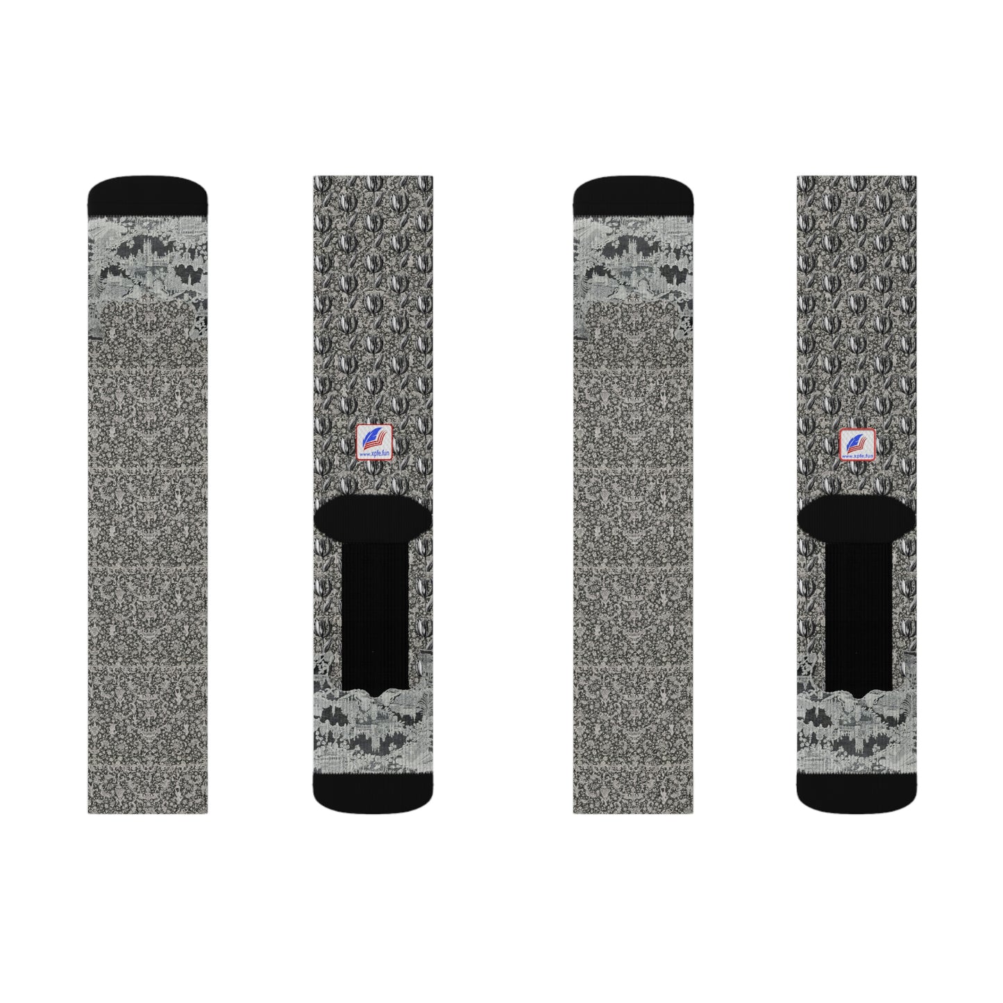 Socks Romantic Lace Classic Grey