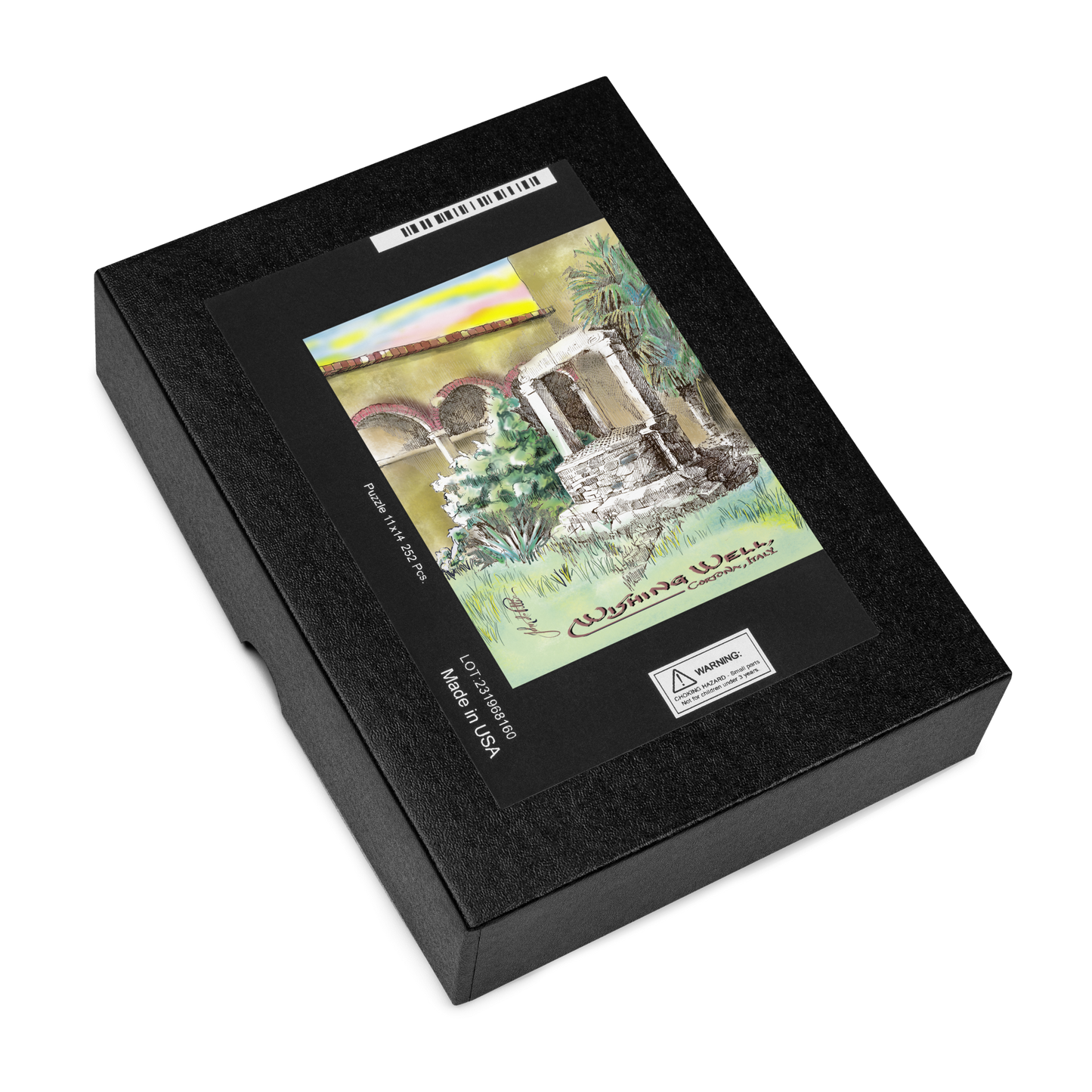Jigsaw Puzzle: Wishing Well in Cortona, Italy Sold in USA only