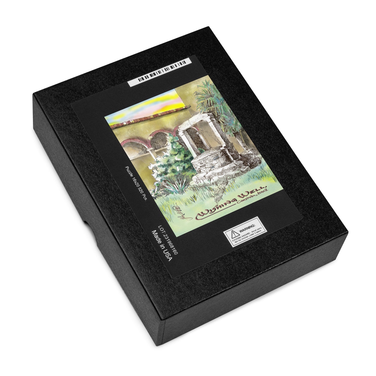 Jigsaw Puzzle: Wishing Well in Cortona, Italy Sold in USA only