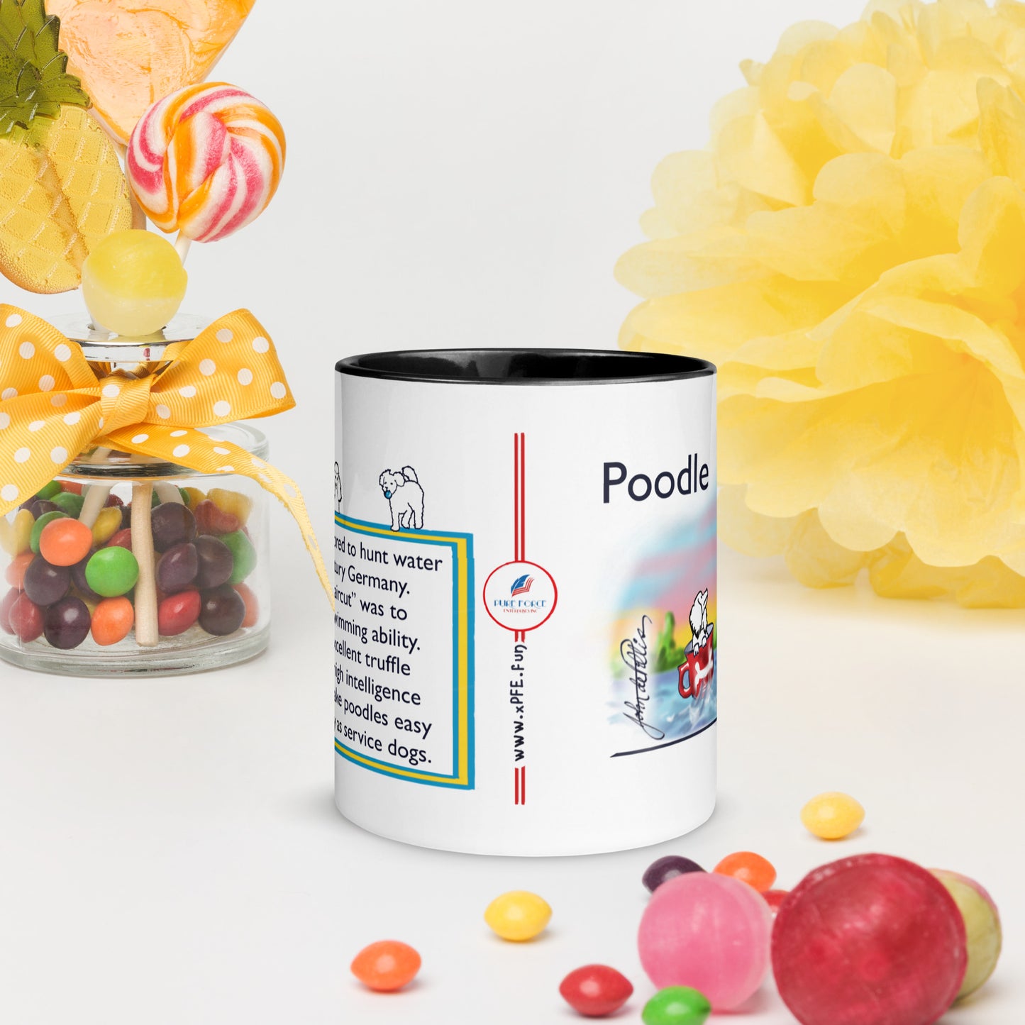 Info Mug Dog Poodle