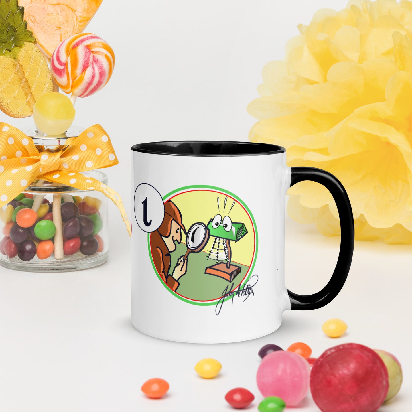 Info-Becher, griechischer Iota-Charakter, Sherlock