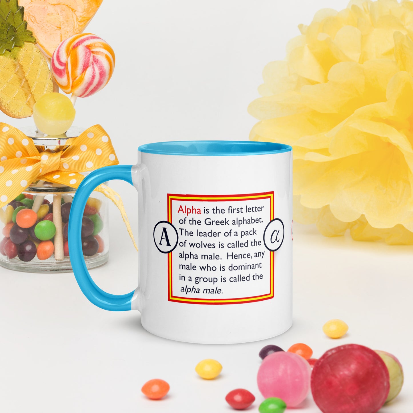 Info Mug Greek Alpha Dog