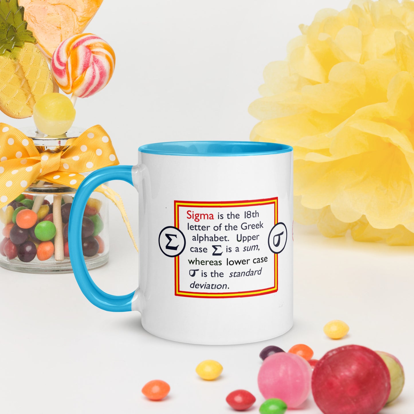 Info Mug Greek Sigma Rabbit