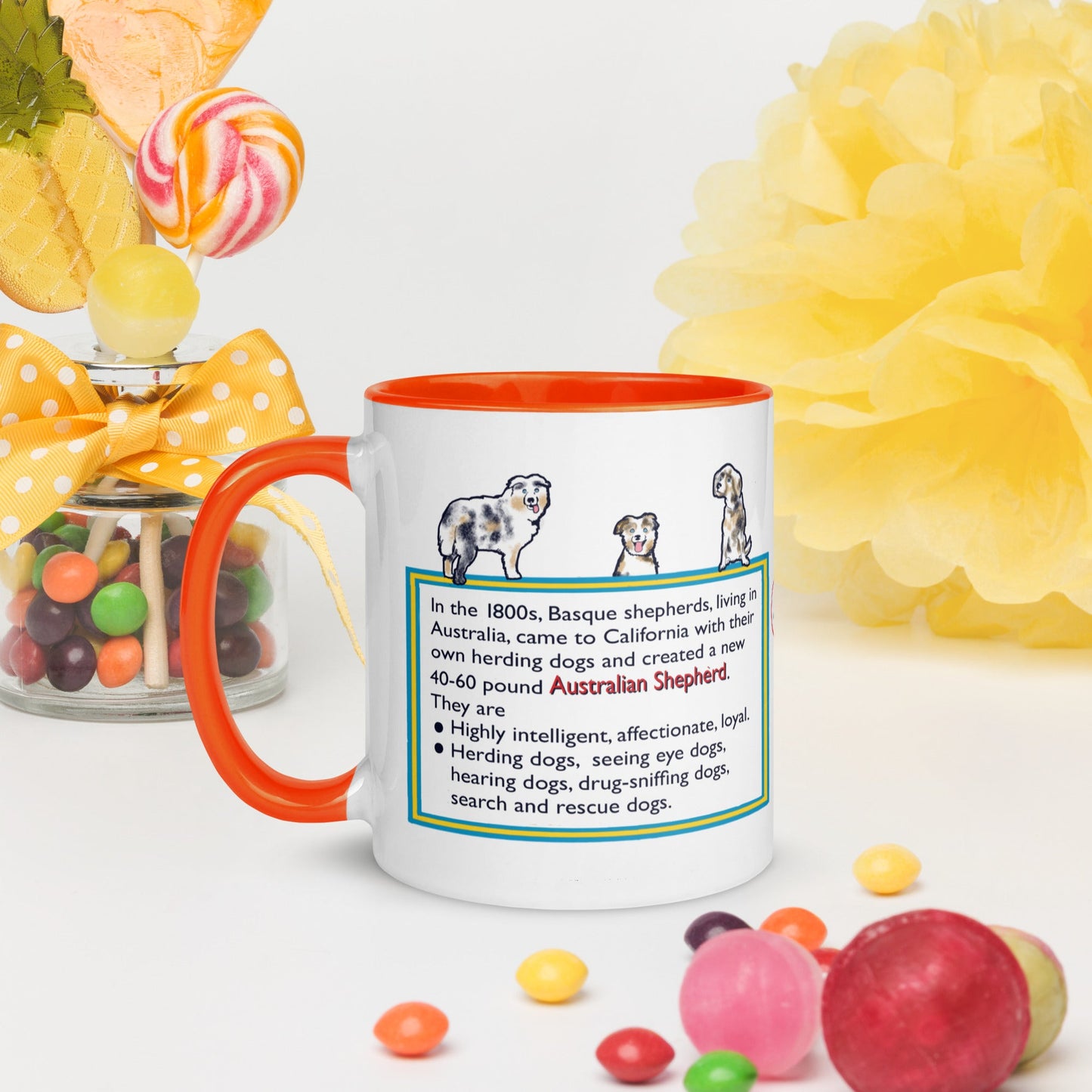 Copia de Taza Info Perro Pastor Australiano