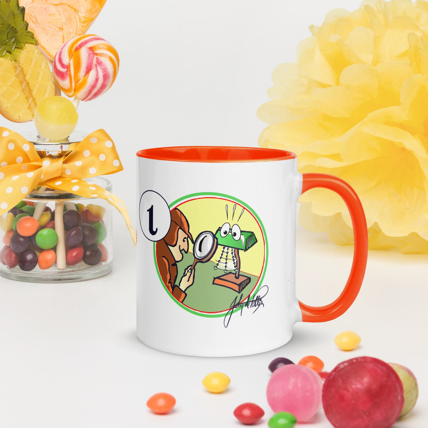 Info-Becher, griechischer Iota-Charakter, Sherlock