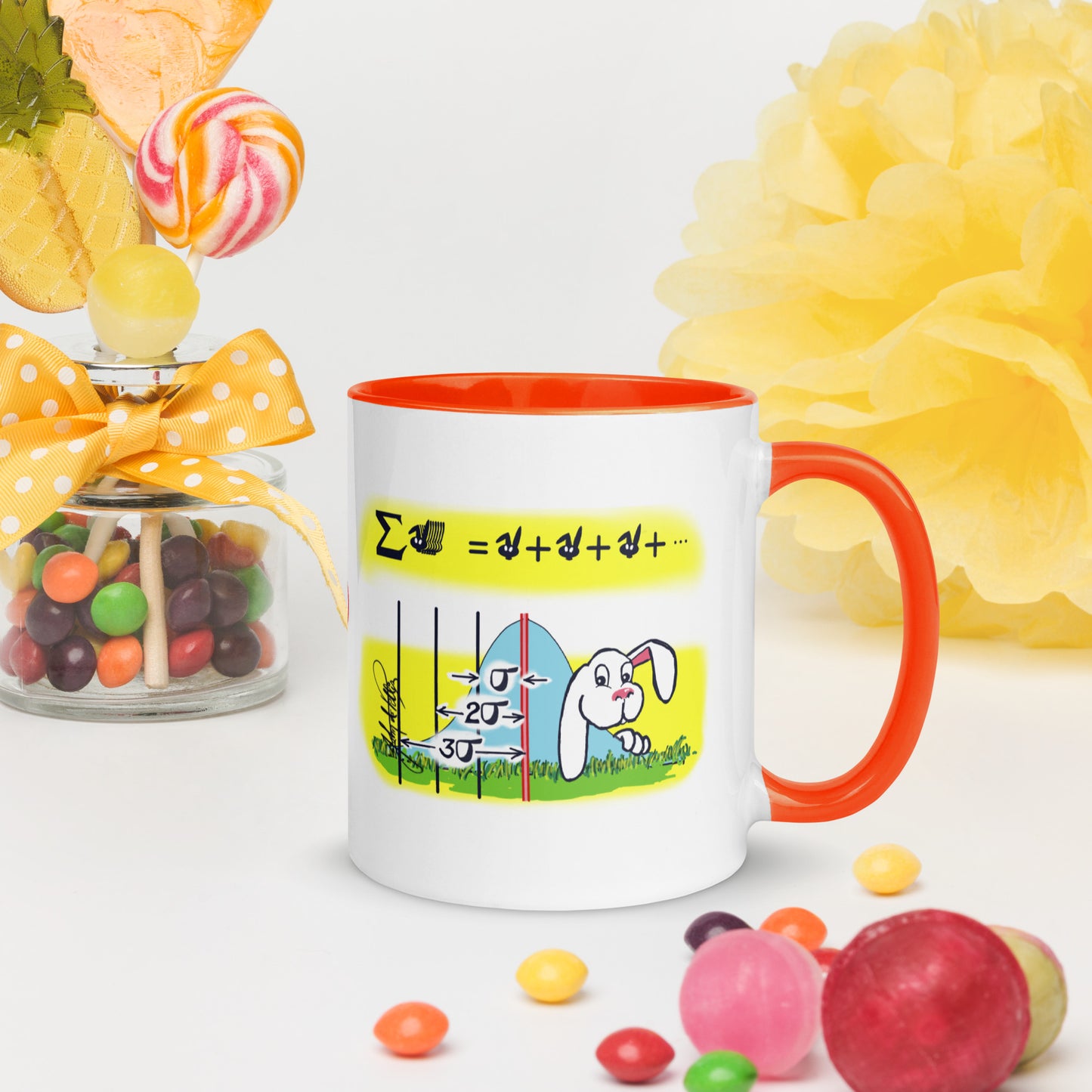 Info Mug Greek Sigma Rabbit