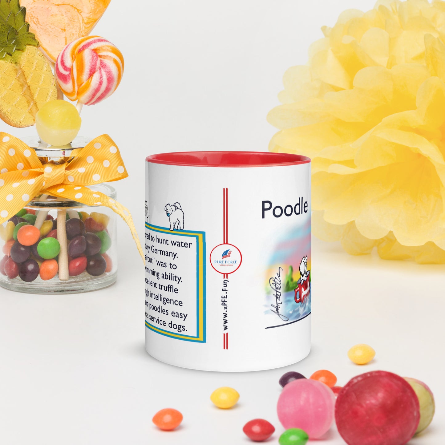 Info Mug Dog Poodle