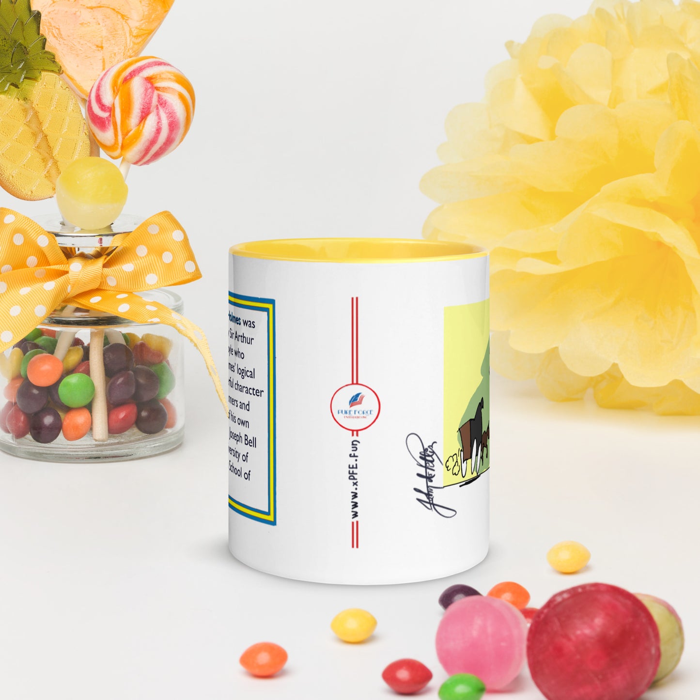 Info Mug Character Sherlock