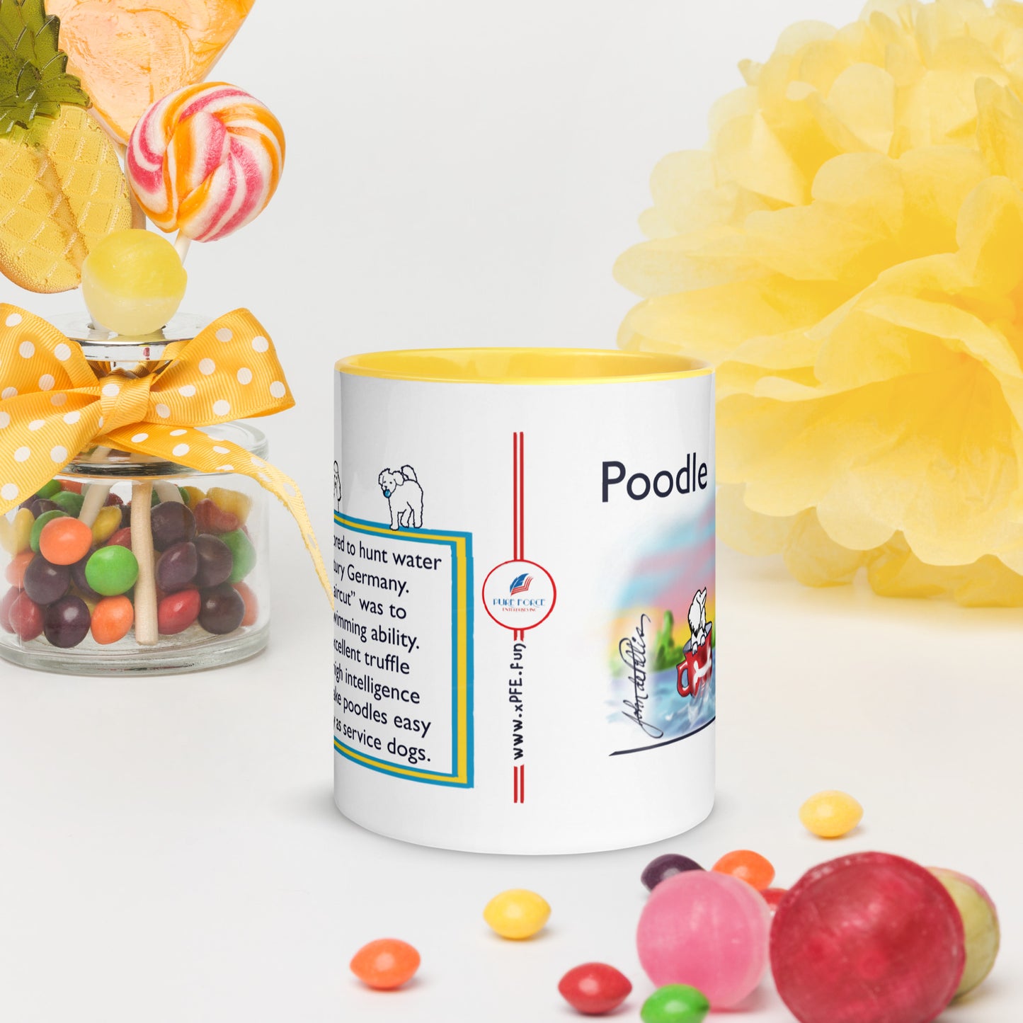 Info Mug Dog Poodle