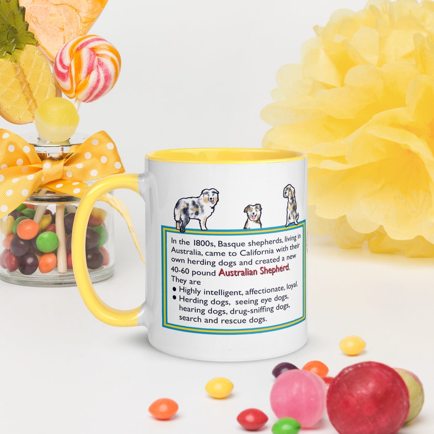 Copia de Taza Info Perro Pastor Australiano