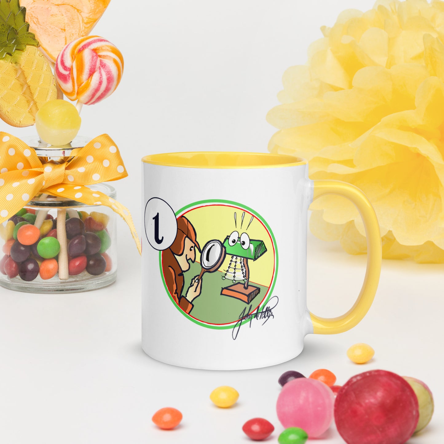 Info-Becher, griechischer Iota-Charakter, Sherlock