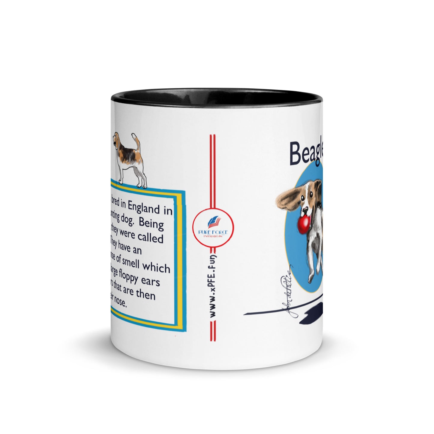 Info Mug Dog Beagle