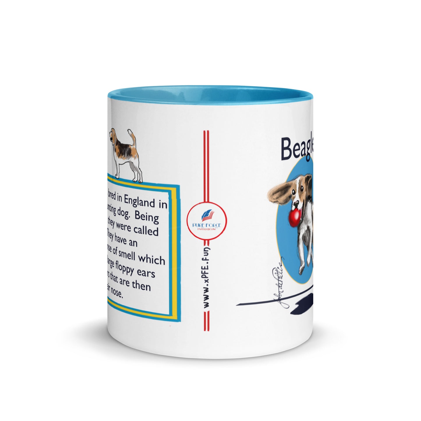 Info Mug Dog Beagle