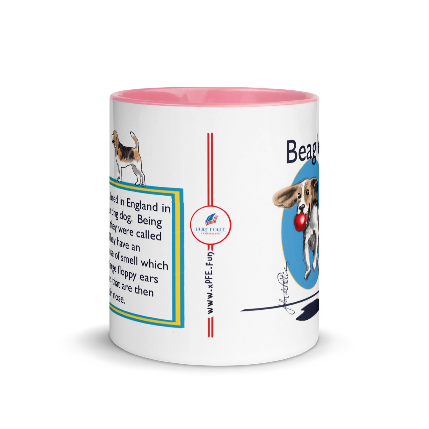 Info Mug Dog Beagle