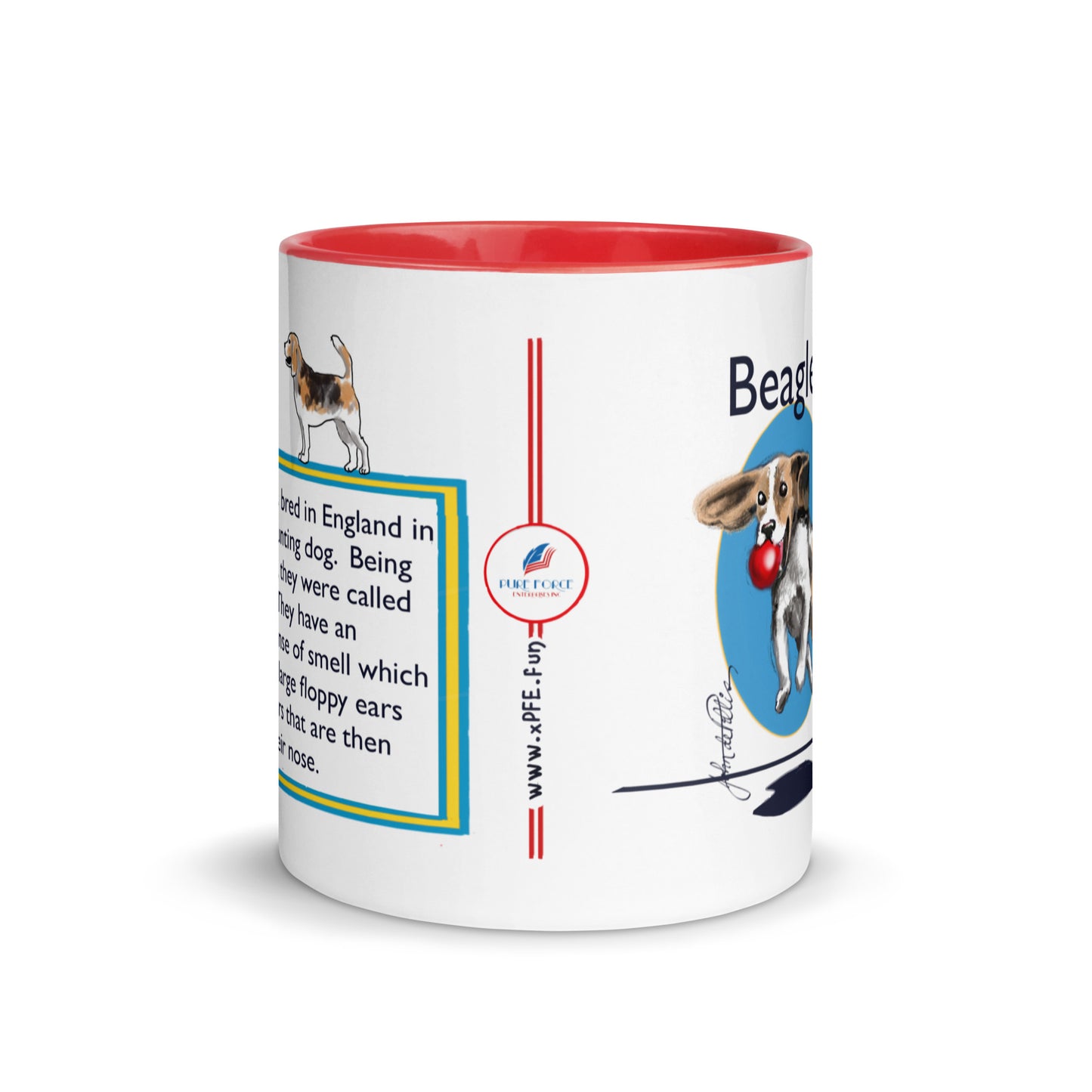 Info Mug Dog Beagle