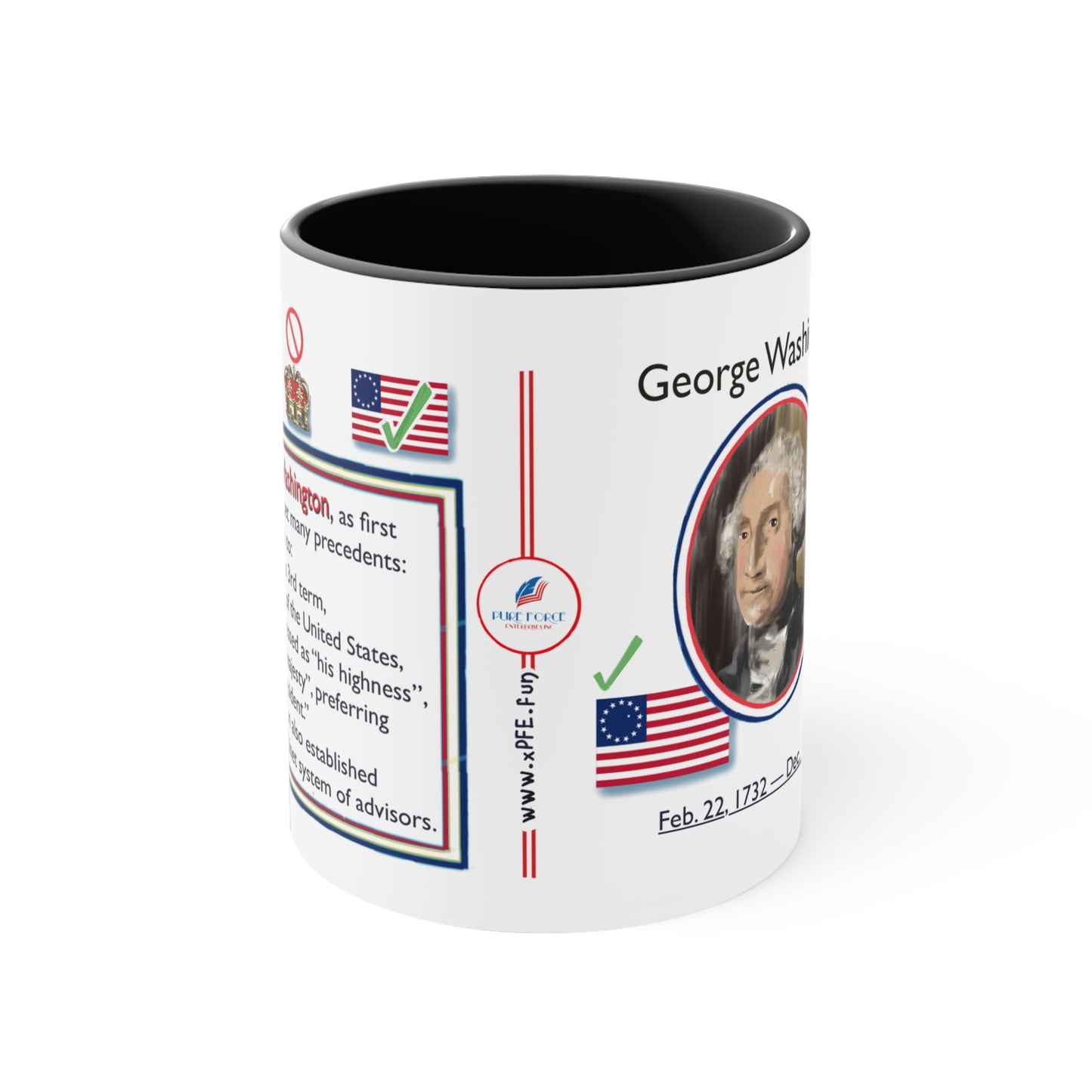 Info Mug: CHARACTER George Washington