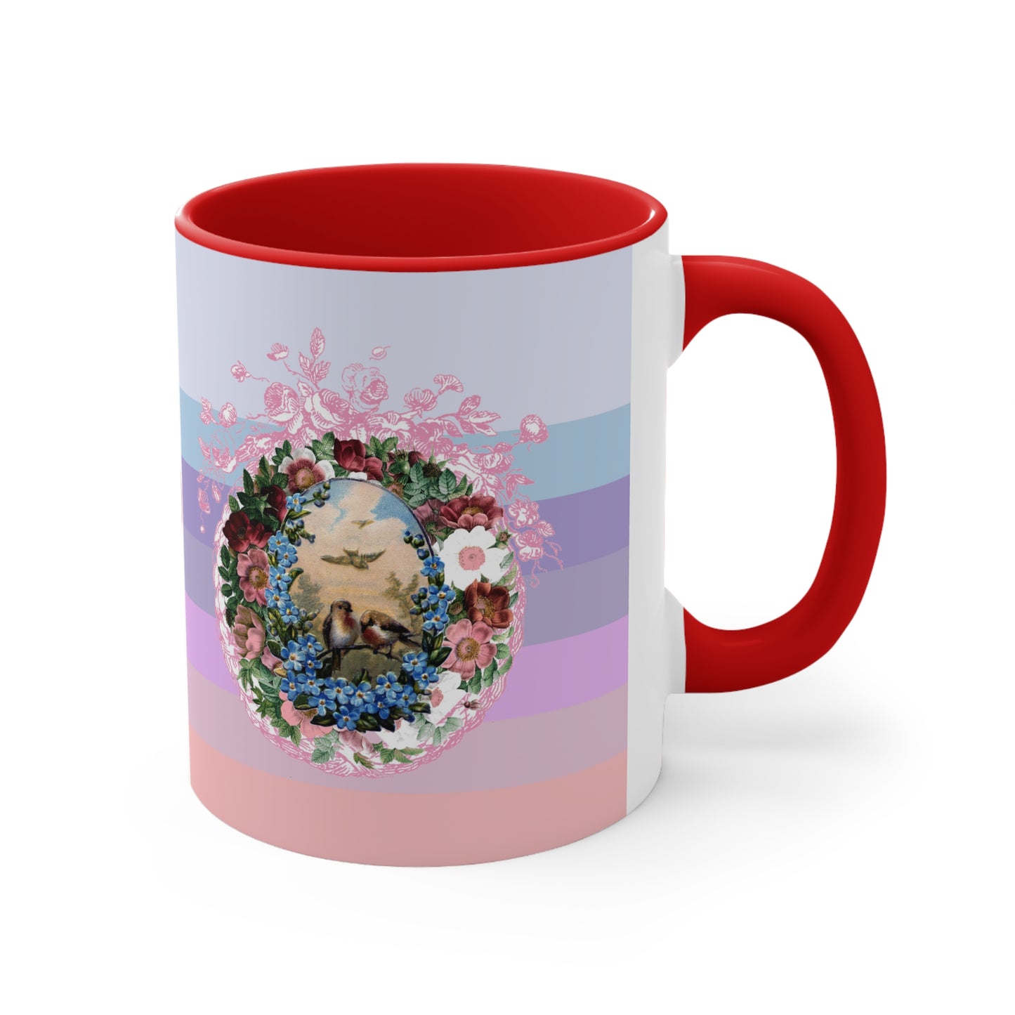Info Mug: THEME Romantic Lovebirds