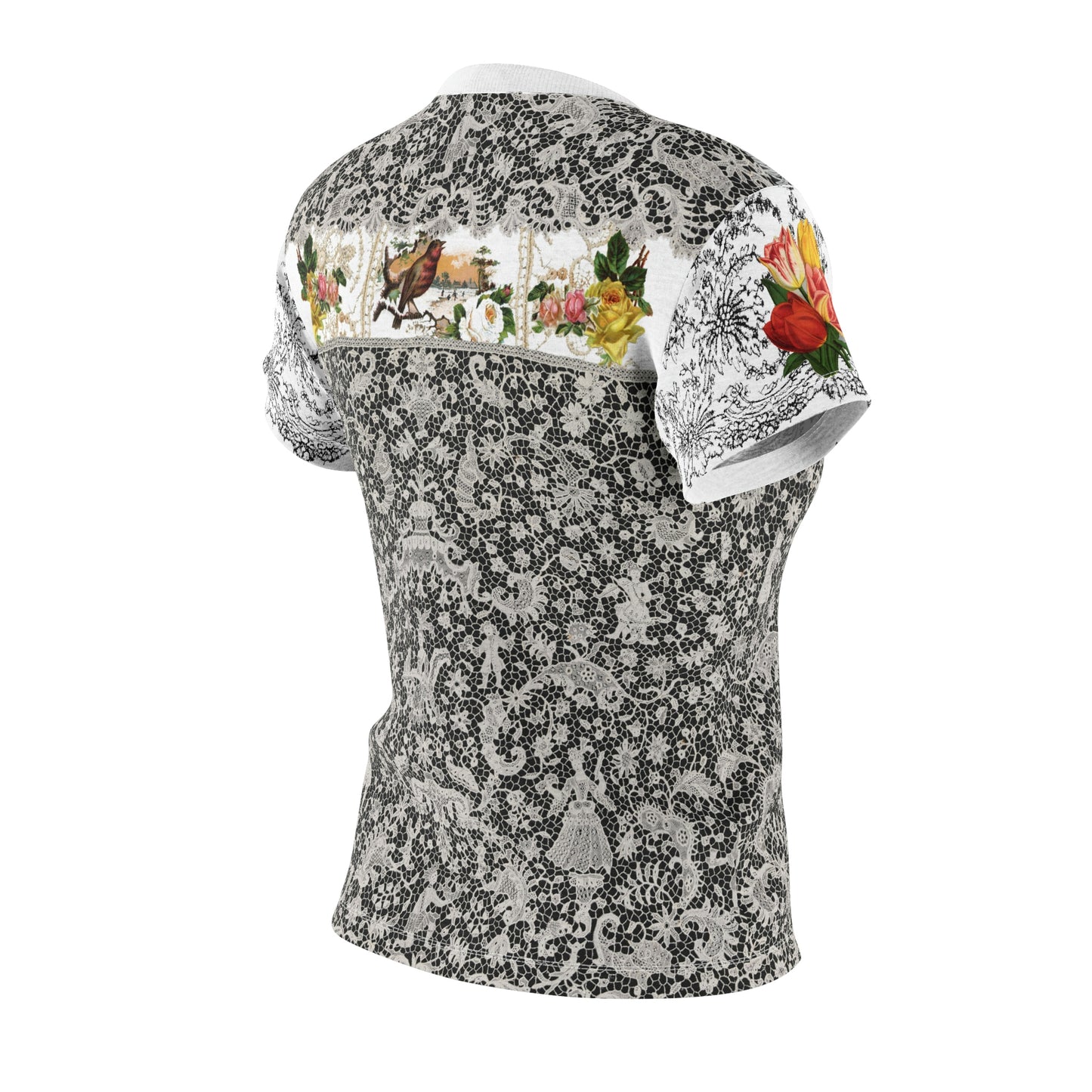 Women's  T-Shirt ROMANTIC lace-print