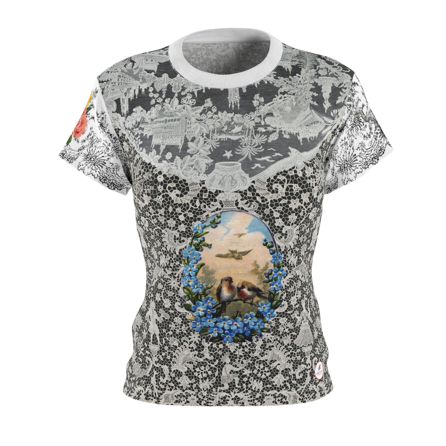 Women's  T-Shirt ROMANTIC lace-print