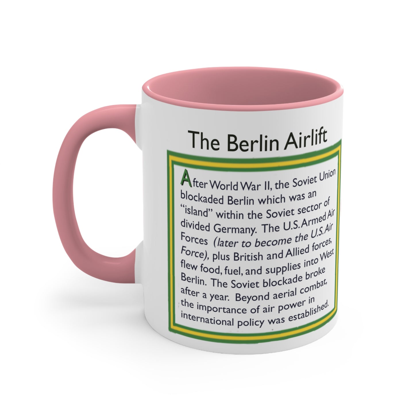 Taza informativa: EVENTO Puente Aéreo de Berlín