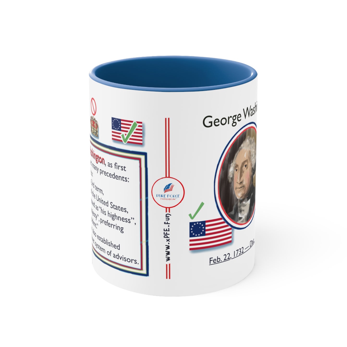Info Mug: CHARACTER George Washington