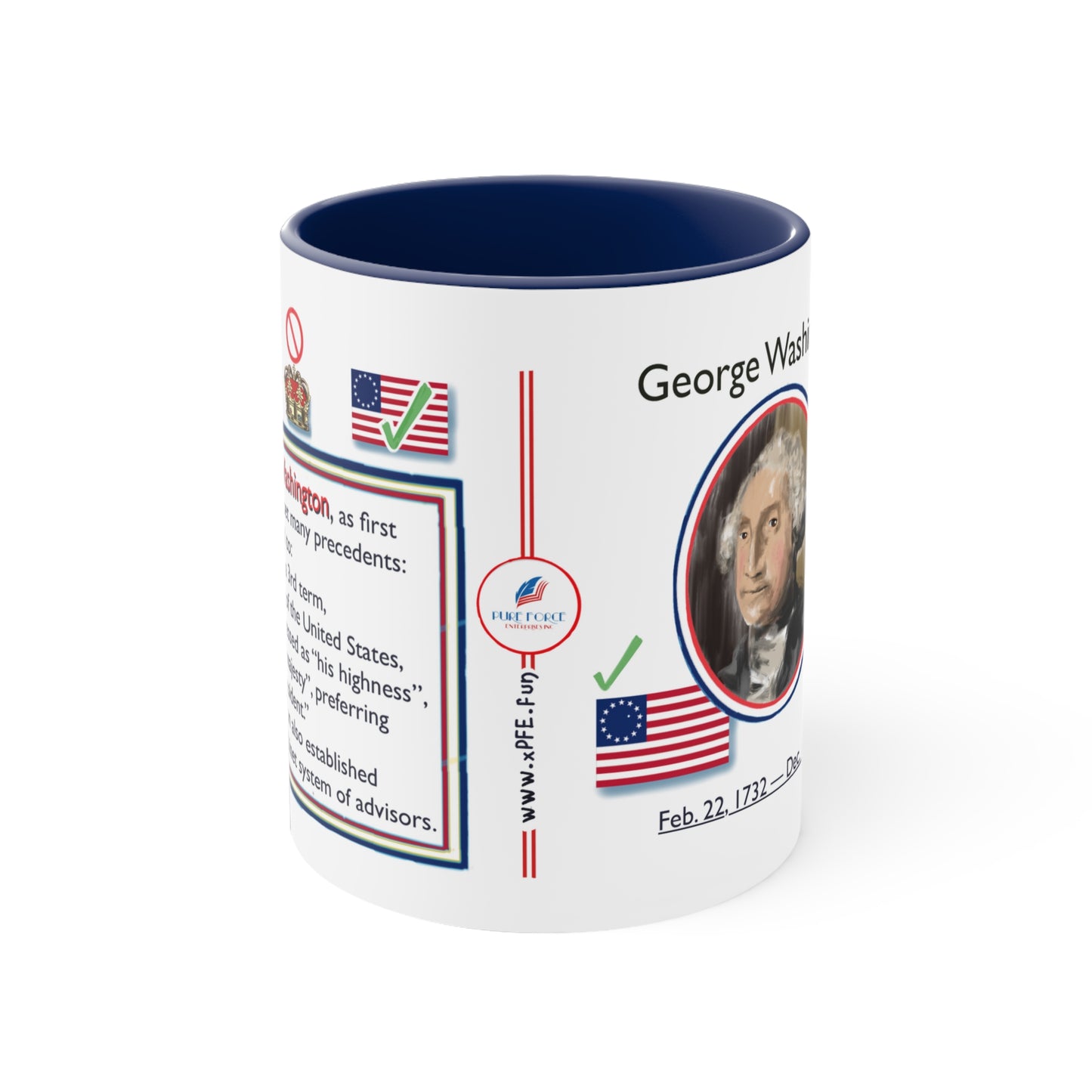 Info Mug: CHARACTER George Washington
