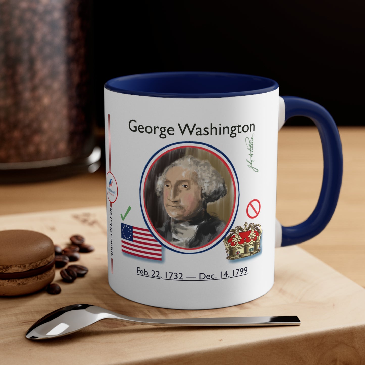 Info Mug: CHARACTER George Washington