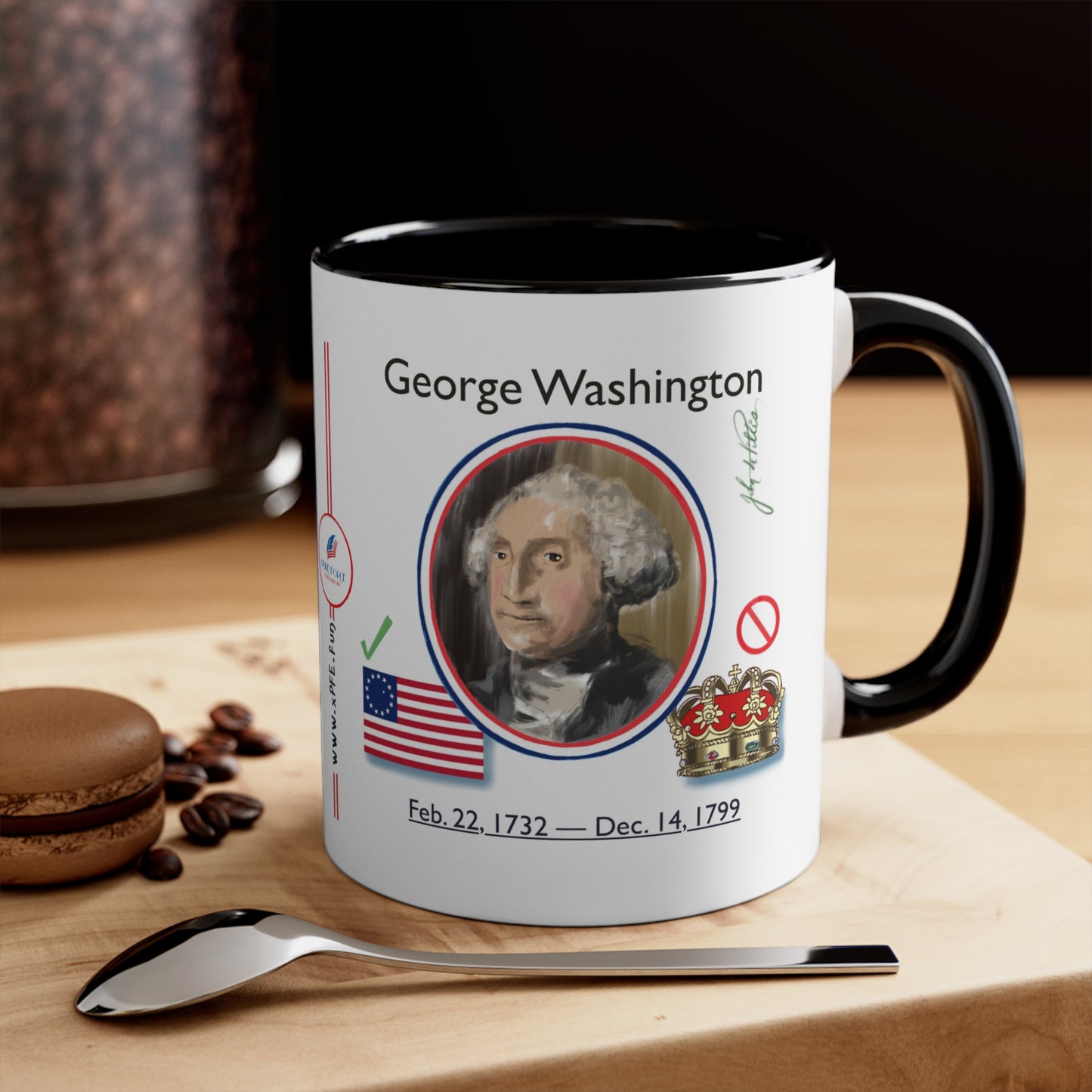 Info Mug: CHARACTER George Washington