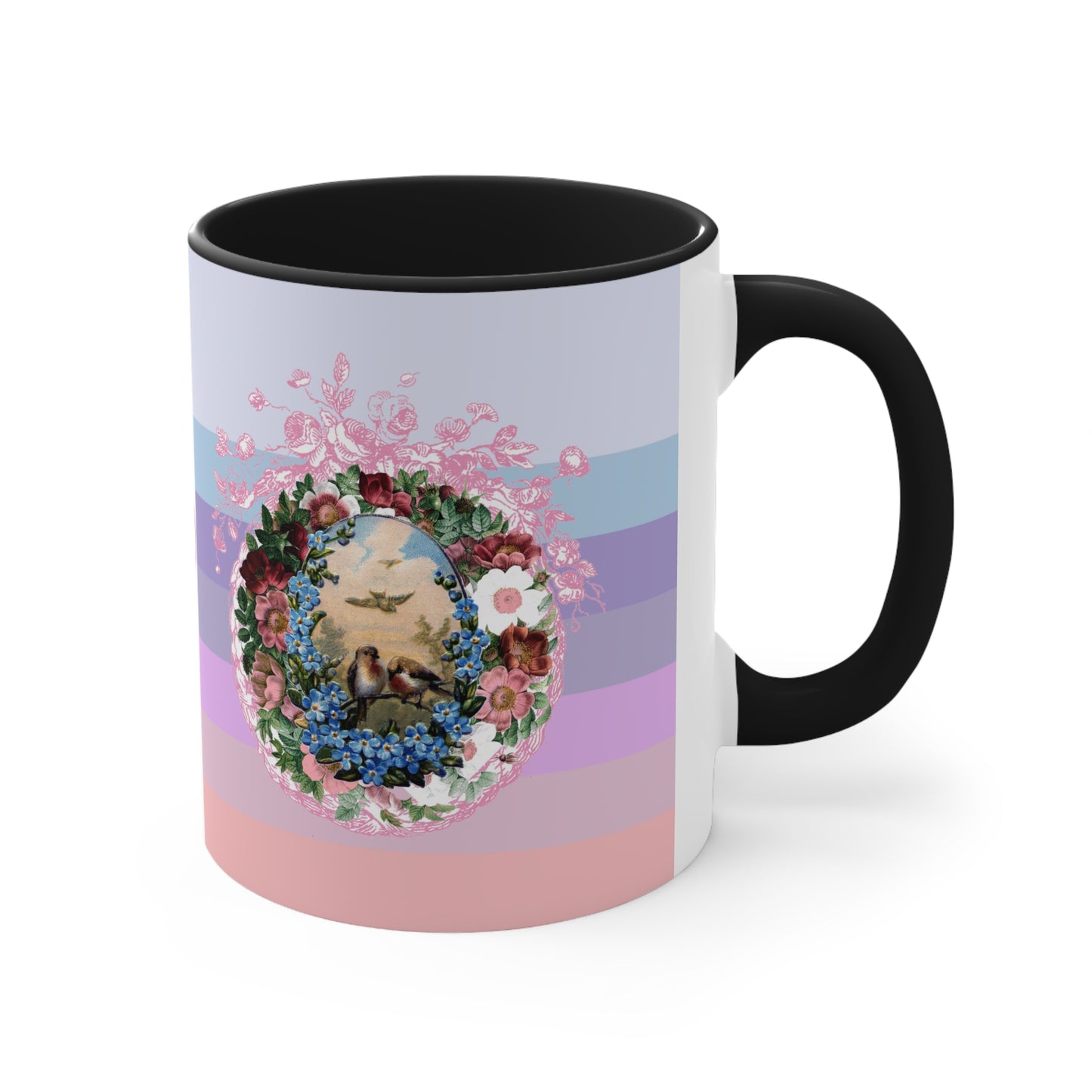 Info Mug: THEME Romantic Lovebirds