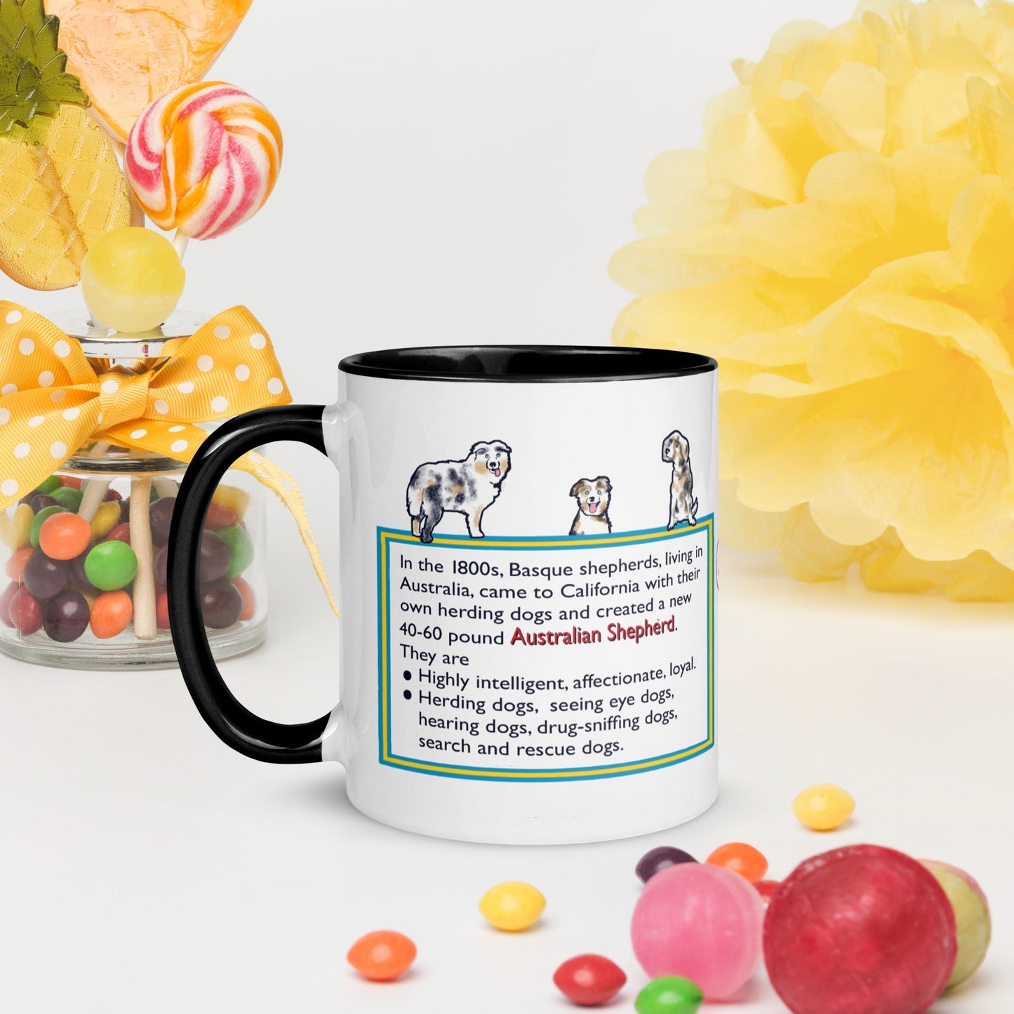 Info Mug Dog Australian Shepherd