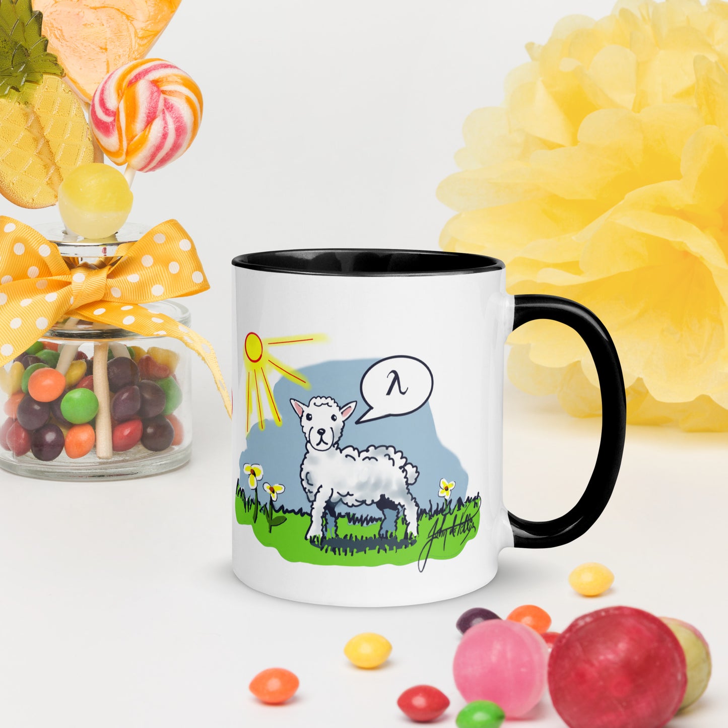 Info Mug Greek Lambda Lamb