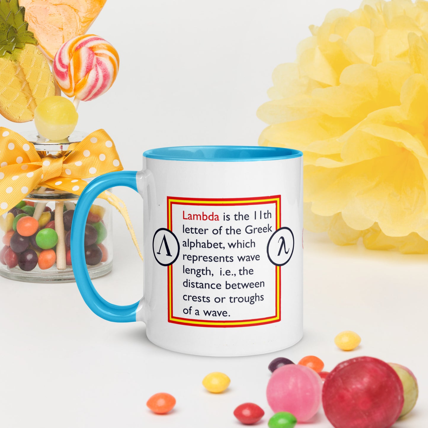 Info Mug Greek Lambda Lamb