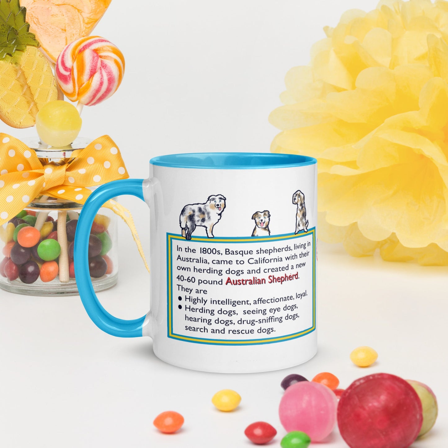Info Mug Dog Australian Shepherd