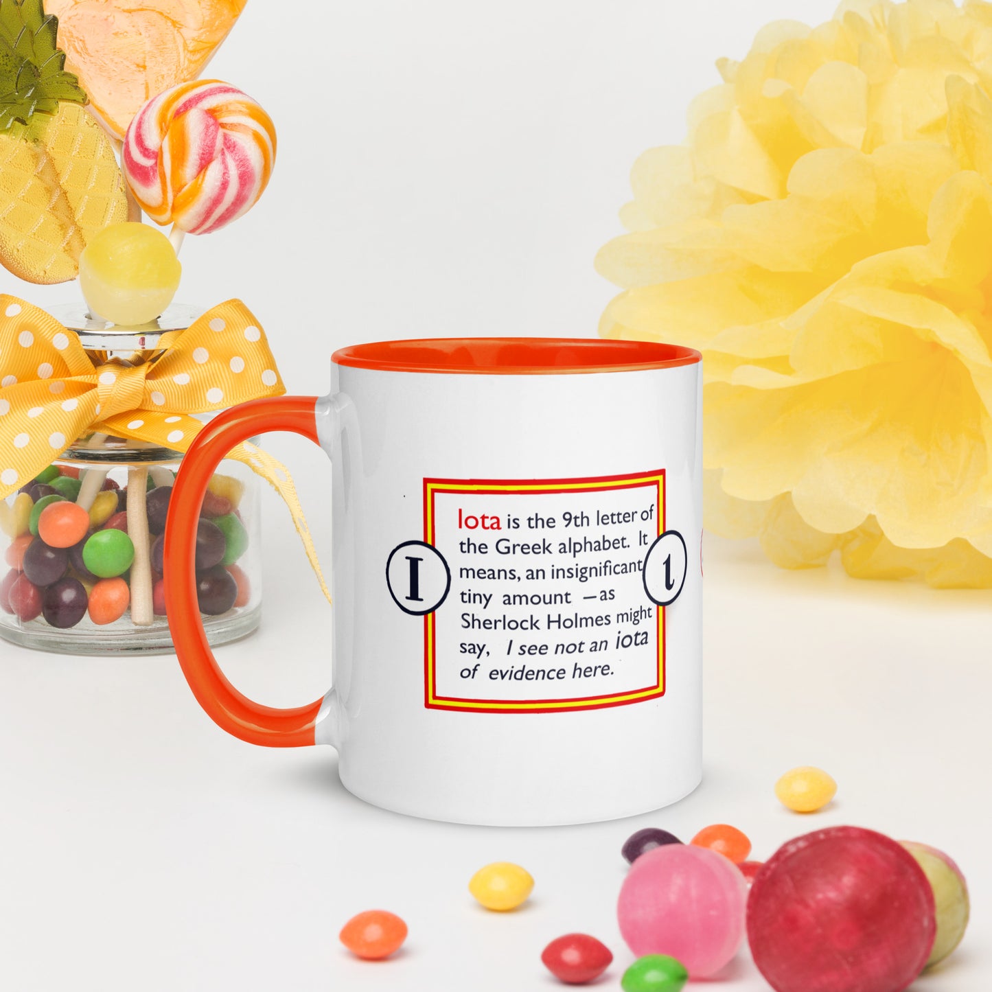 Info Mug Greek Iota Character Sherlock