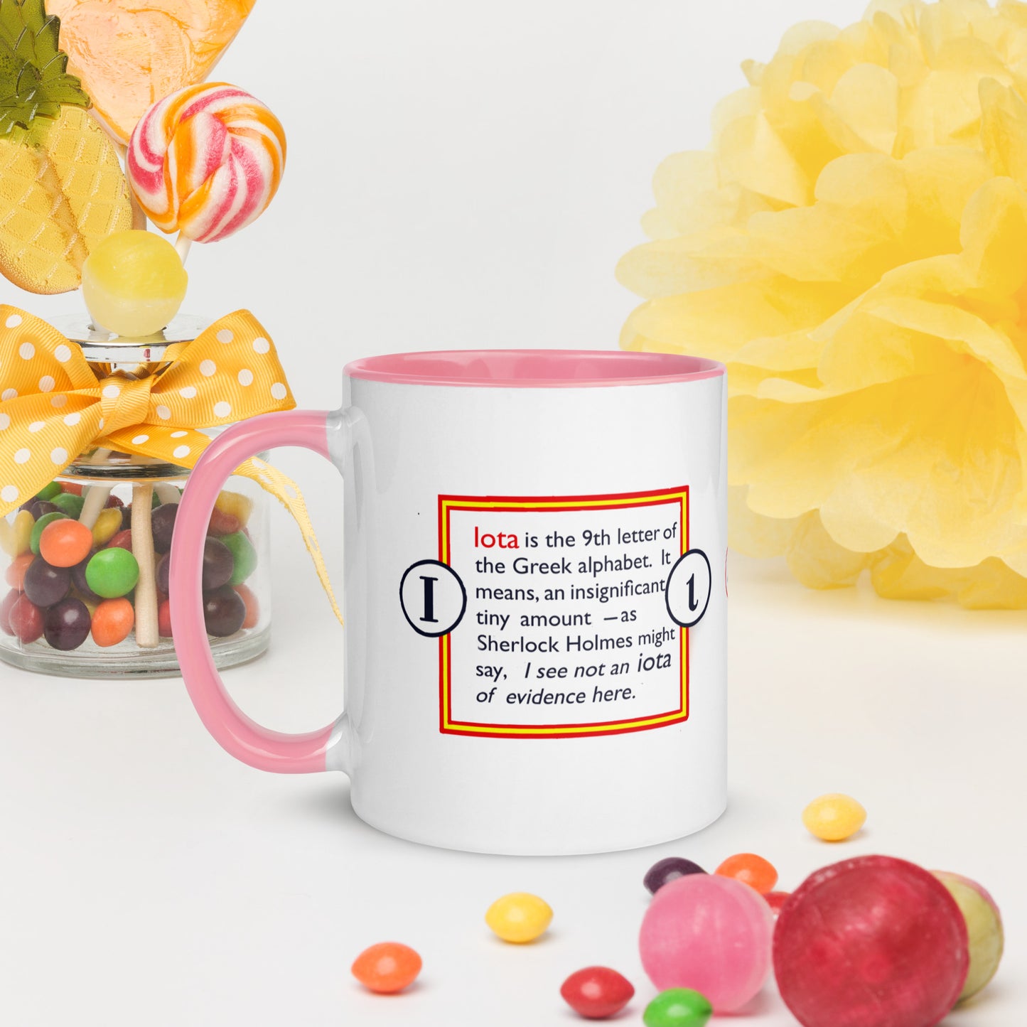 Info Mug Greek Iota Character Sherlock