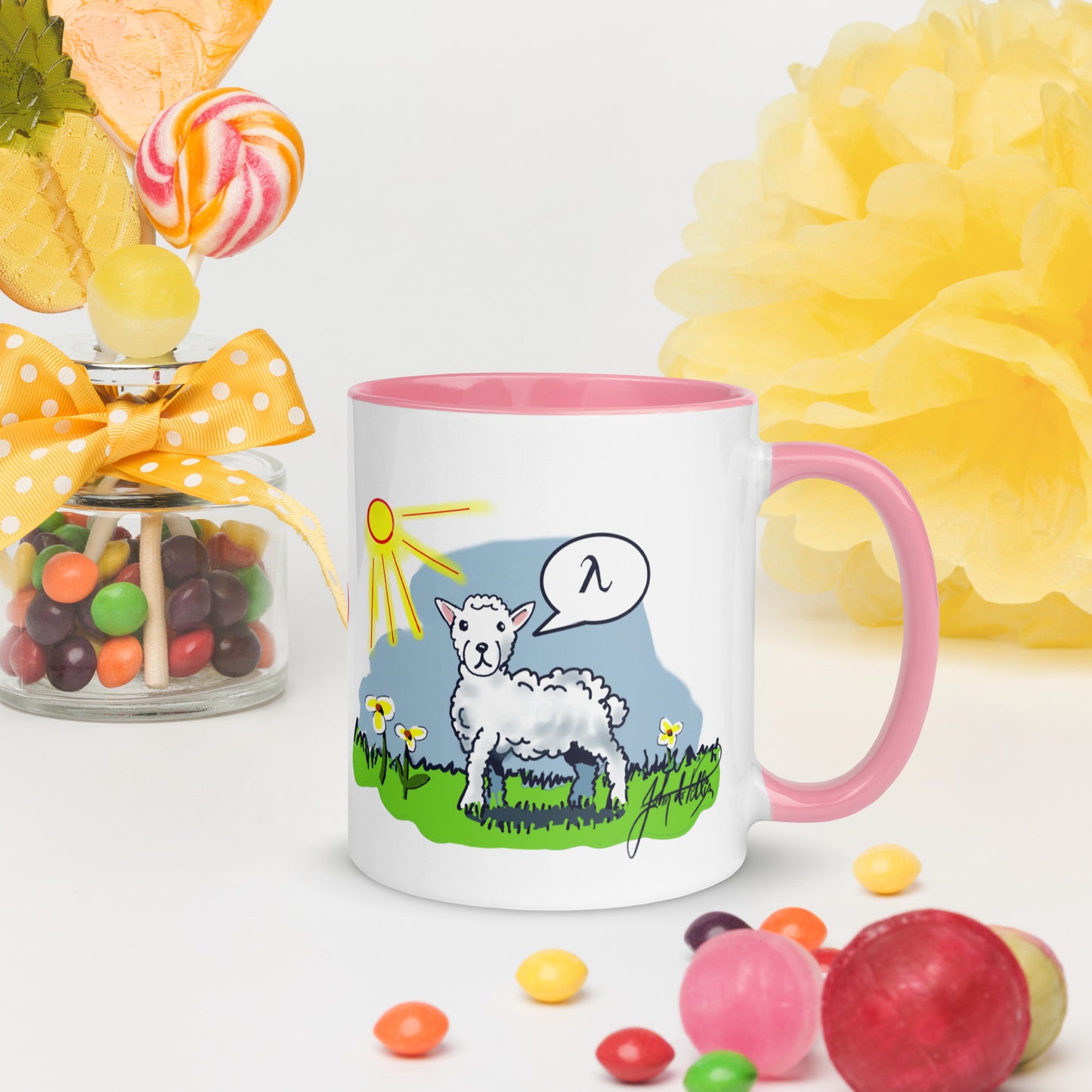 Info Mug Greek Lambda Lamb
