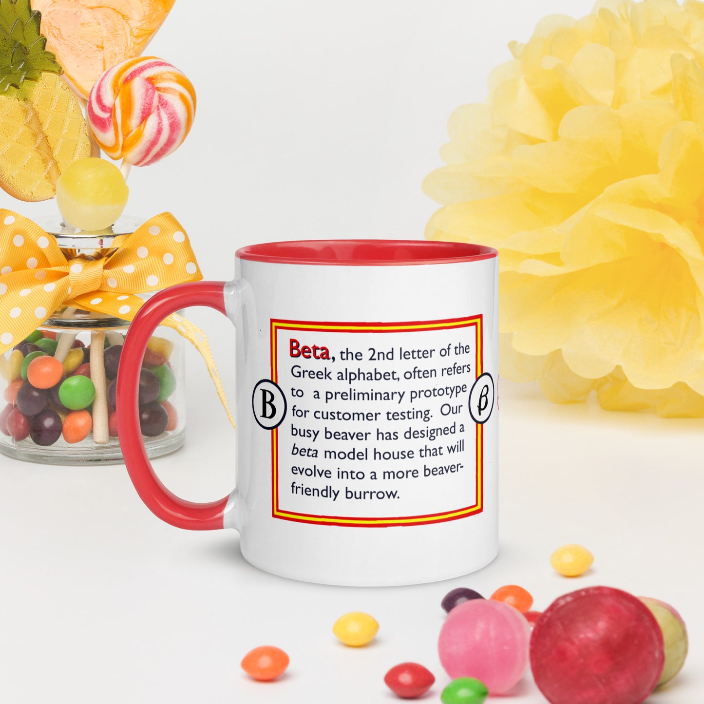 Taza Informativa Castor Beta Griego
