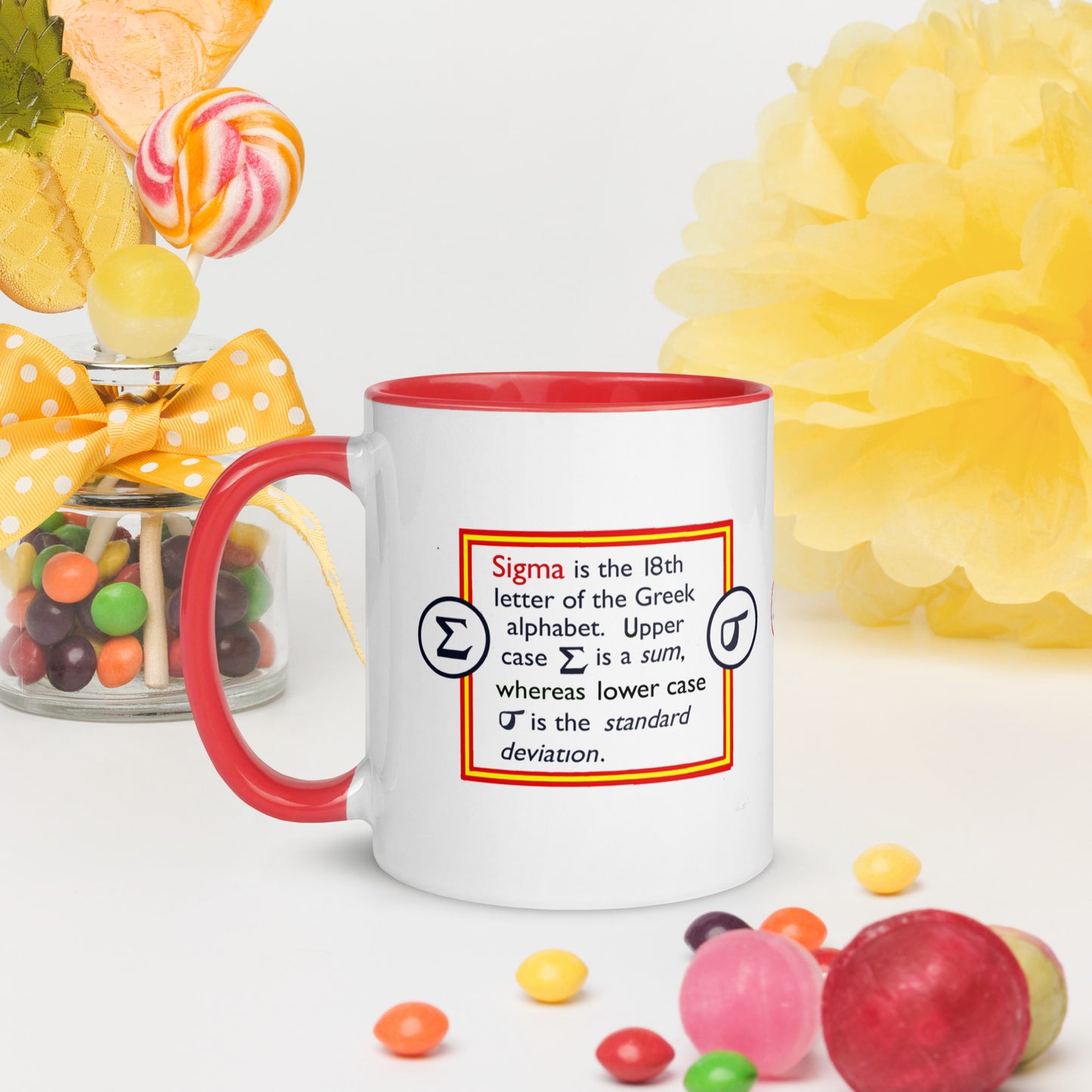 Info Mug Greek Sigma Rabbit