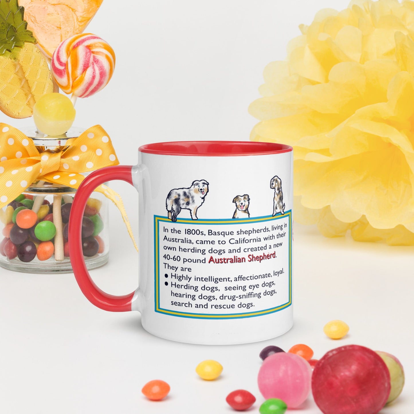 Info Mug Dog Australian Shepherd
