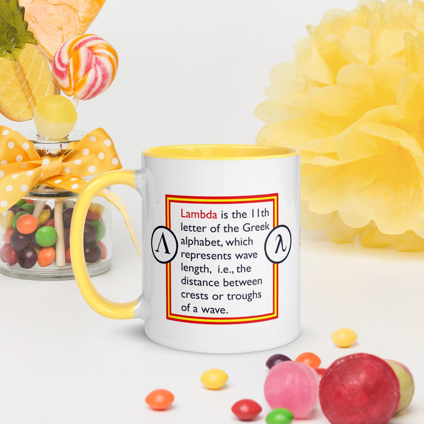Info Mug Greek Lambda Lamb