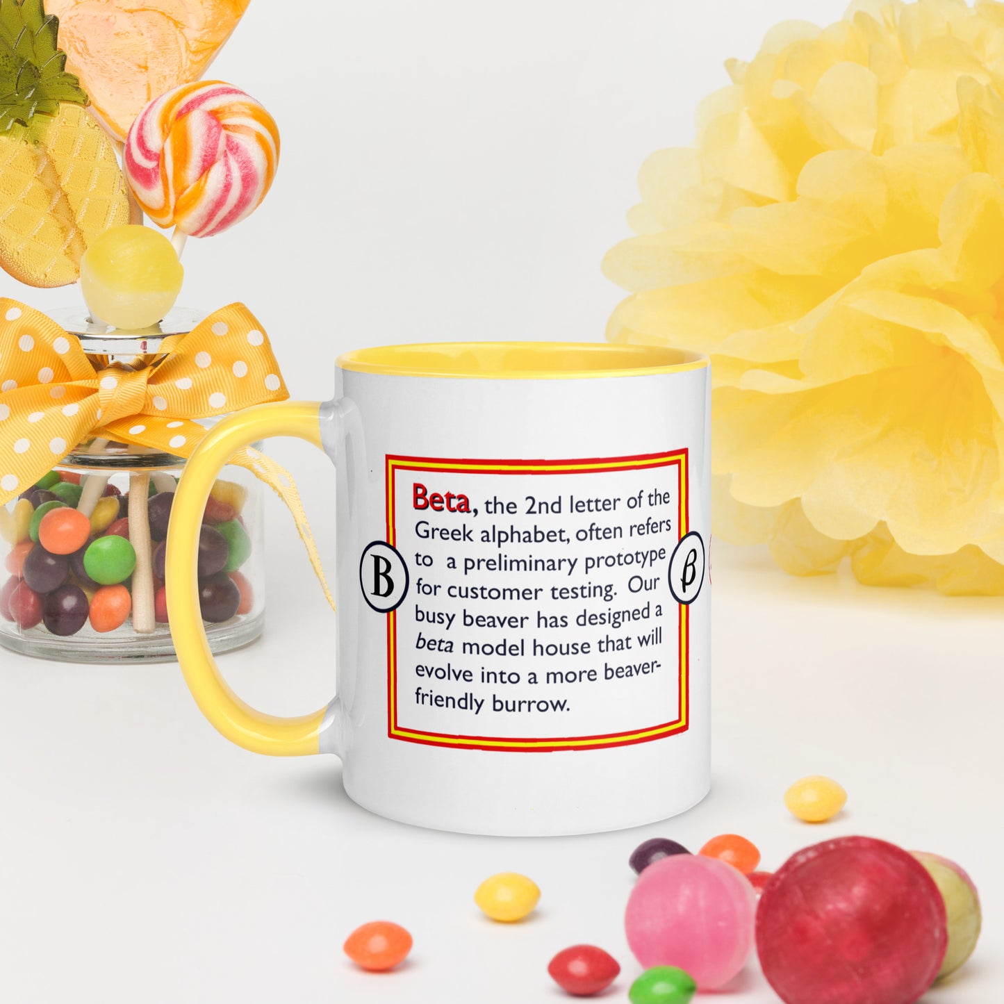 Taza Informativa Castor Beta Griego
